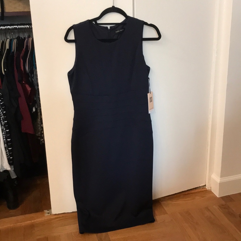 Navy Ivanka Trump dress